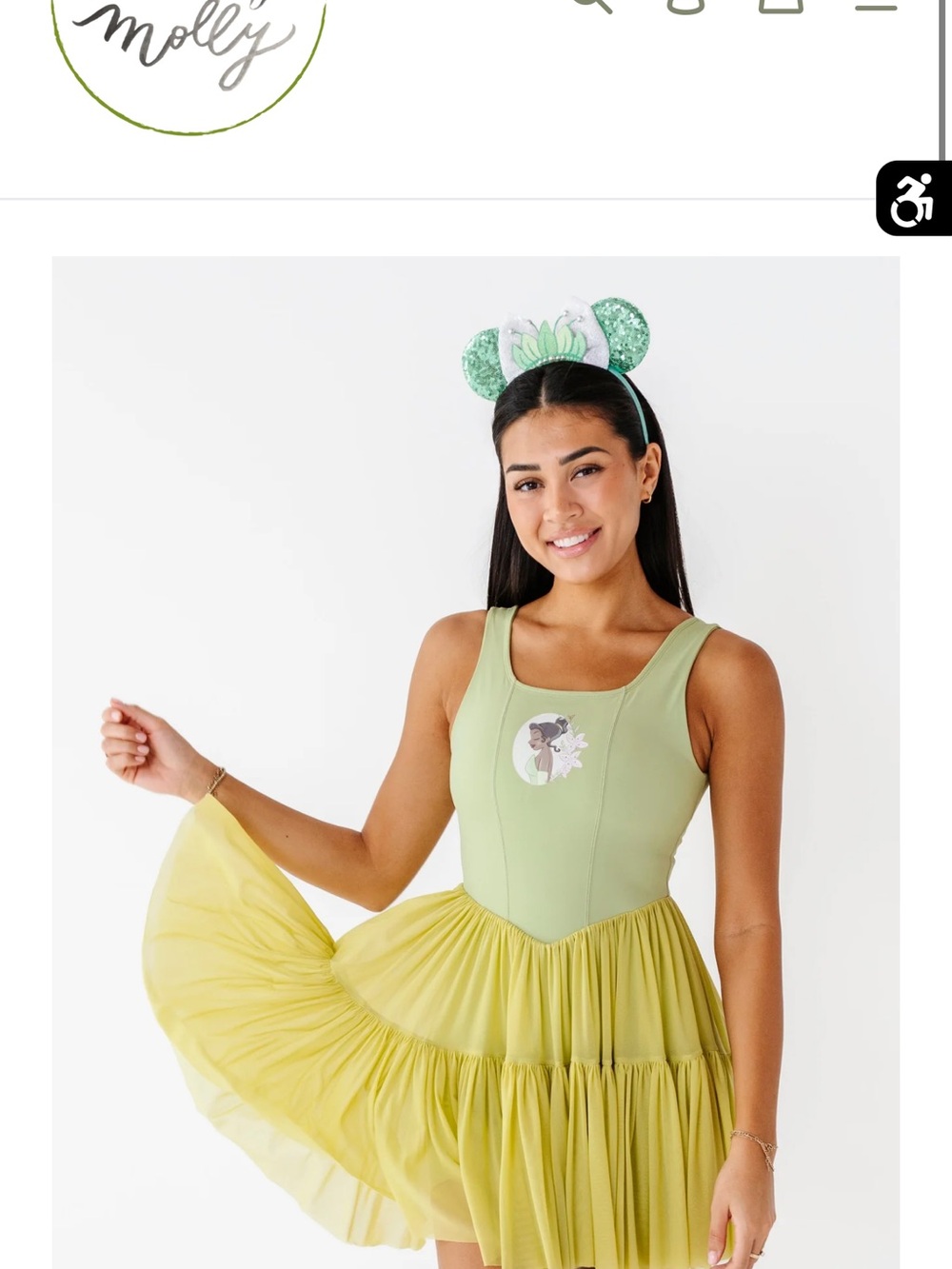 Disney Tiana Athletic Dress Plus Size